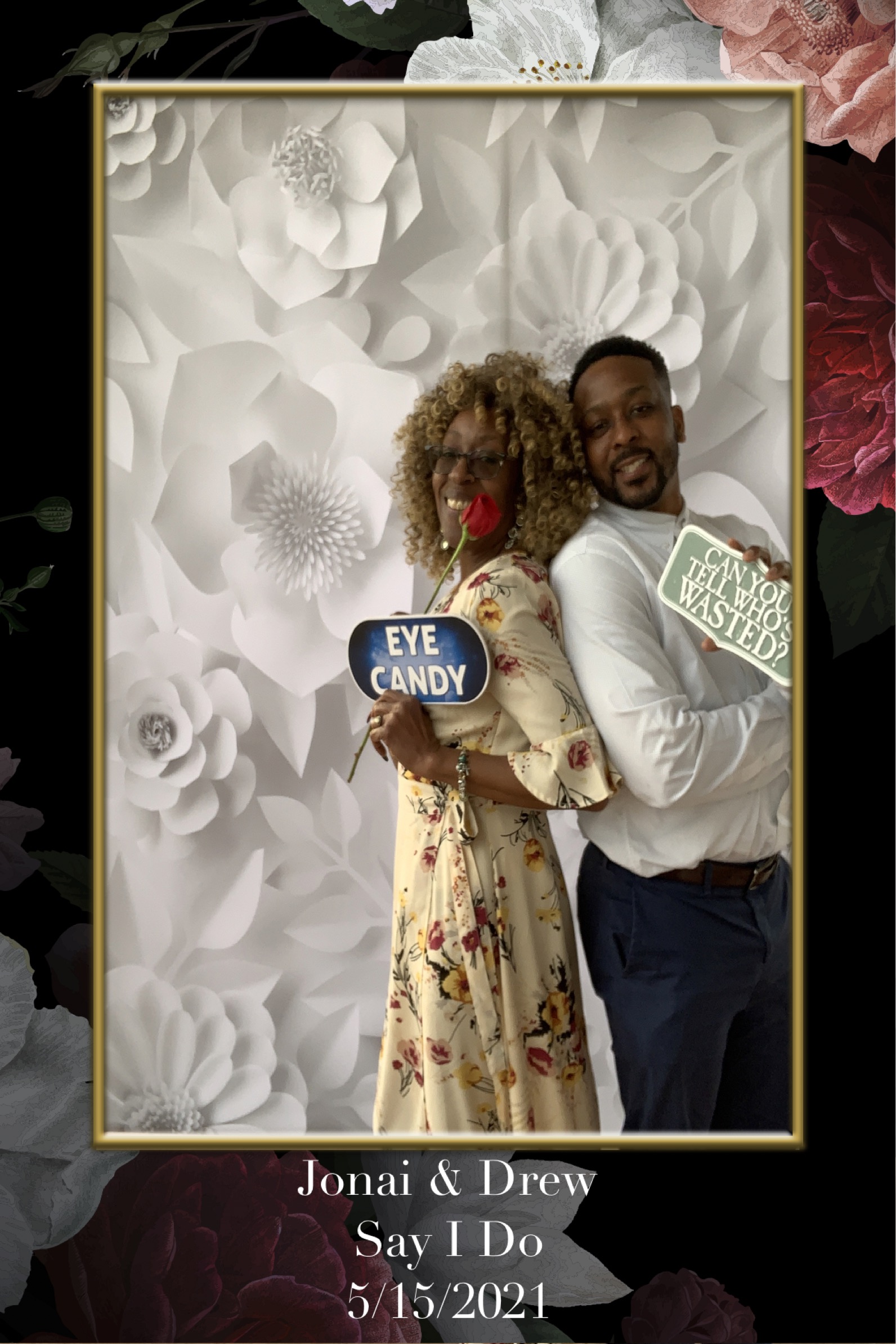 Jonai and Drew Wedding | View more photos from the event at gallery.cherishthemomentspb.com/u/CherishTheMomentsPhotoBooth/Jonai-and-Drew-Wedding