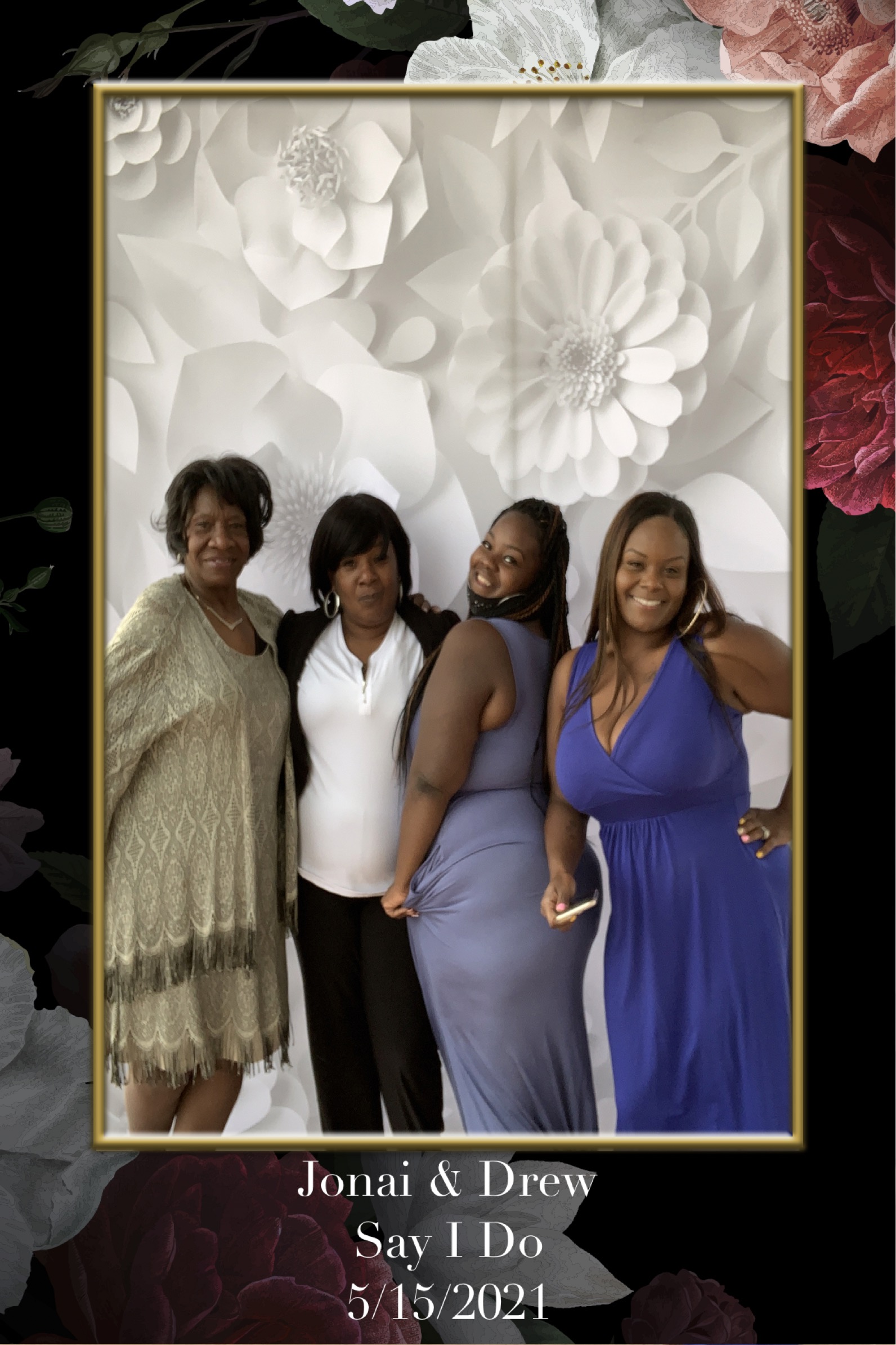 Jonai and Drew Wedding | View more photos from the event at gallery.cherishthemomentspb.com/u/CherishTheMomentsPhotoBooth/Jonai-and-Drew-Wedding