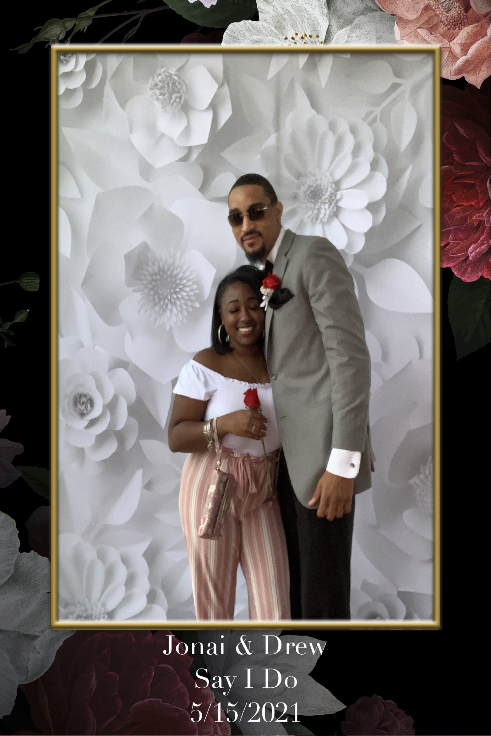 Jonai and Drew Wedding | View more photos from the event at gallery.cherishthemomentspb.com/u/CherishTheMomentsPhotoBooth/Jonai-and-Drew-Wedding