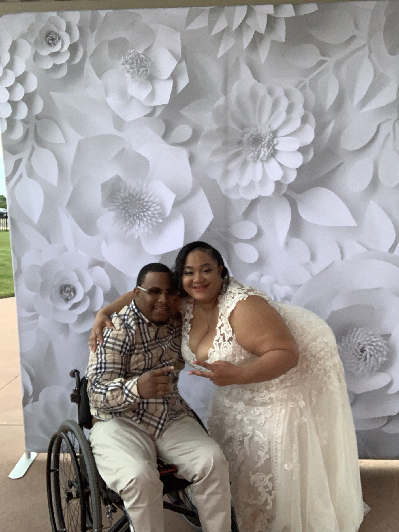 Jonai and Drew Wedding | View more photos from the event at gallery.cherishthemomentspb.com/u/CherishTheMomentsPhotoBooth/Jonai-and-Drew-Wedding