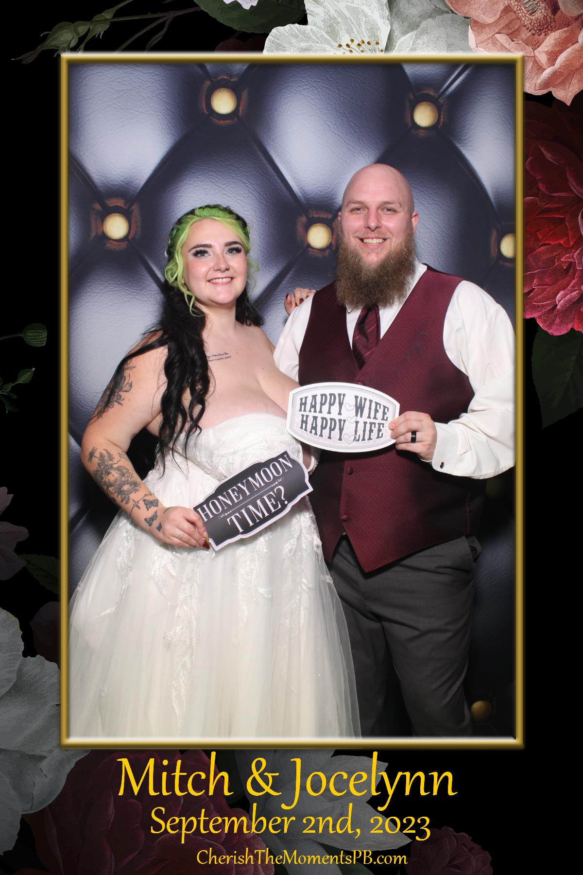 Mith & Jocelyn | View more photos from the event at gallery.cherishthemomentspb.com/u/CherishTheMomentsPhotoBooth/Mith-Jocelyn