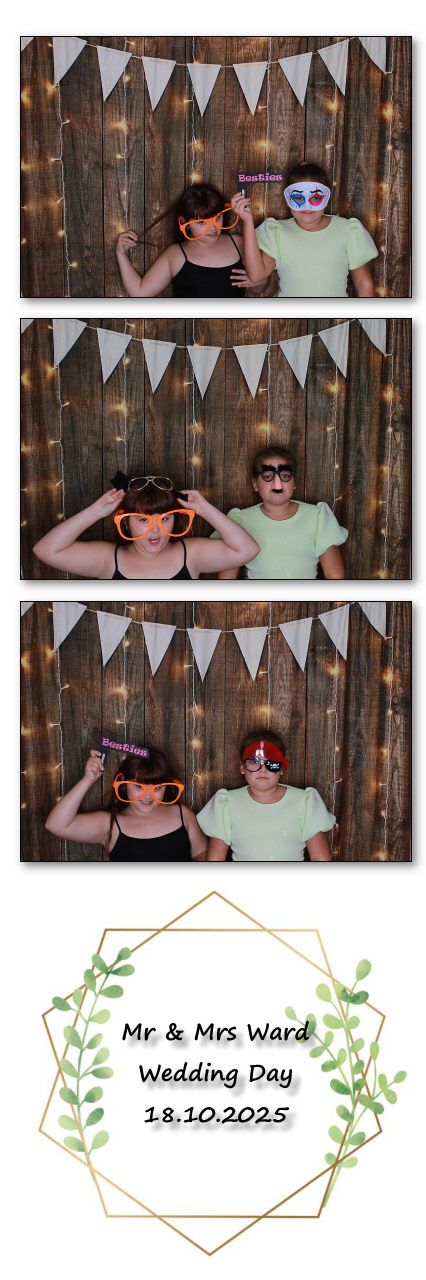 Mr & Mrs Ward Wedding | View more photos from the event at v1.boothgallery.com/u/ClicksPhotobooth/Mr-Mrs-Ward-Wedding
