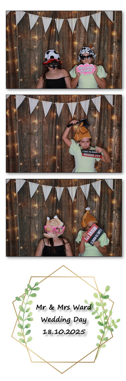 Mr & Mrs Ward Wedding | View more photos from the event at v1.boothgallery.com/u/ClicksPhotobooth/Mr-Mrs-Ward-Wedding
