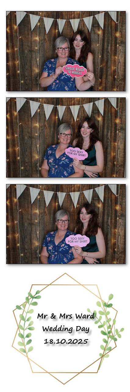 Mr & Mrs Ward Wedding | View more photos from the event at v1.boothgallery.com/u/ClicksPhotobooth/Mr-Mrs-Ward-Wedding