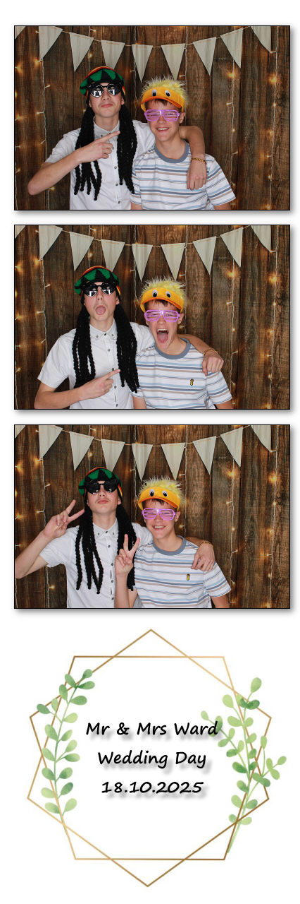 Mr & Mrs Ward Wedding | View more photos from the event at v1.boothgallery.com/u/ClicksPhotobooth/Mr-Mrs-Ward-Wedding