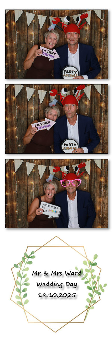 Mr & Mrs Ward Wedding | View more photos from the event at v1.boothgallery.com/u/ClicksPhotobooth/Mr-Mrs-Ward-Wedding