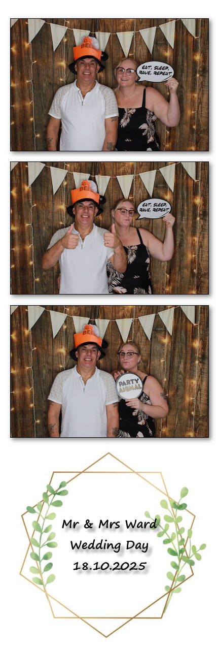 Mr & Mrs Ward Wedding | View more photos from the event at v1.boothgallery.com/u/ClicksPhotobooth/Mr-Mrs-Ward-Wedding