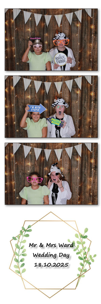 Mr & Mrs Ward Wedding | View more photos from the event at v1.boothgallery.com/u/ClicksPhotobooth/Mr-Mrs-Ward-Wedding