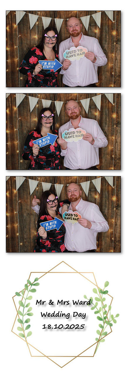Mr & Mrs Ward Wedding | View more photos from the event at v1.boothgallery.com/u/ClicksPhotobooth/Mr-Mrs-Ward-Wedding
