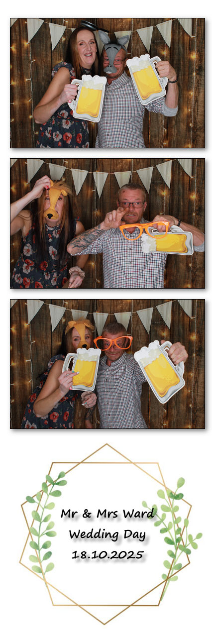 Mr & Mrs Ward Wedding | View more photos from the event at v1.boothgallery.com/u/ClicksPhotobooth/Mr-Mrs-Ward-Wedding