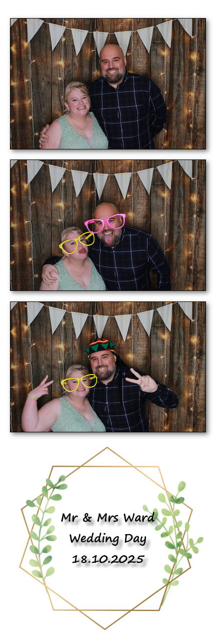 Mr & Mrs Ward Wedding | View more photos from the event at v1.boothgallery.com/u/ClicksPhotobooth/Mr-Mrs-Ward-Wedding