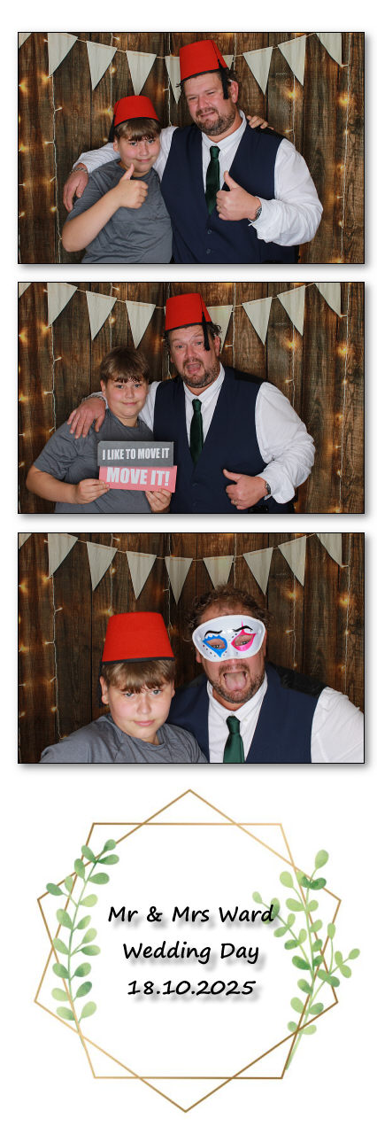 Mr & Mrs Ward Wedding | View more photos from the event at v1.boothgallery.com/u/ClicksPhotobooth/Mr-Mrs-Ward-Wedding