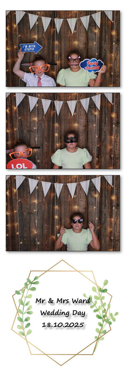 Mr & Mrs Ward Wedding | View more photos from the event at v1.boothgallery.com/u/ClicksPhotobooth/Mr-Mrs-Ward-Wedding