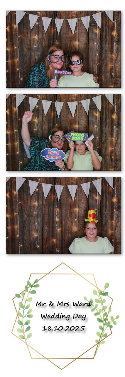 Mr & Mrs Ward Wedding | View more photos from the event at v1.boothgallery.com/u/ClicksPhotobooth/Mr-Mrs-Ward-Wedding