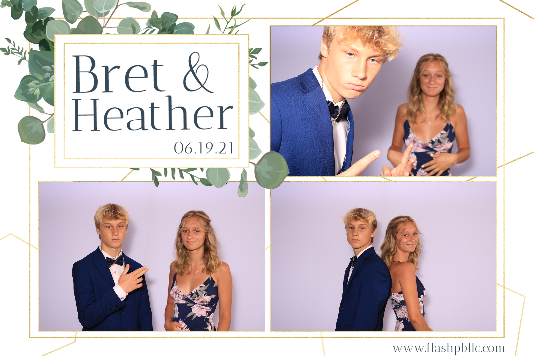 Bret & Heather Bennett | View more photos from the event at v1.boothgallery.com/u/Flash-Photo-Booths/Bret-Heather-Bennett