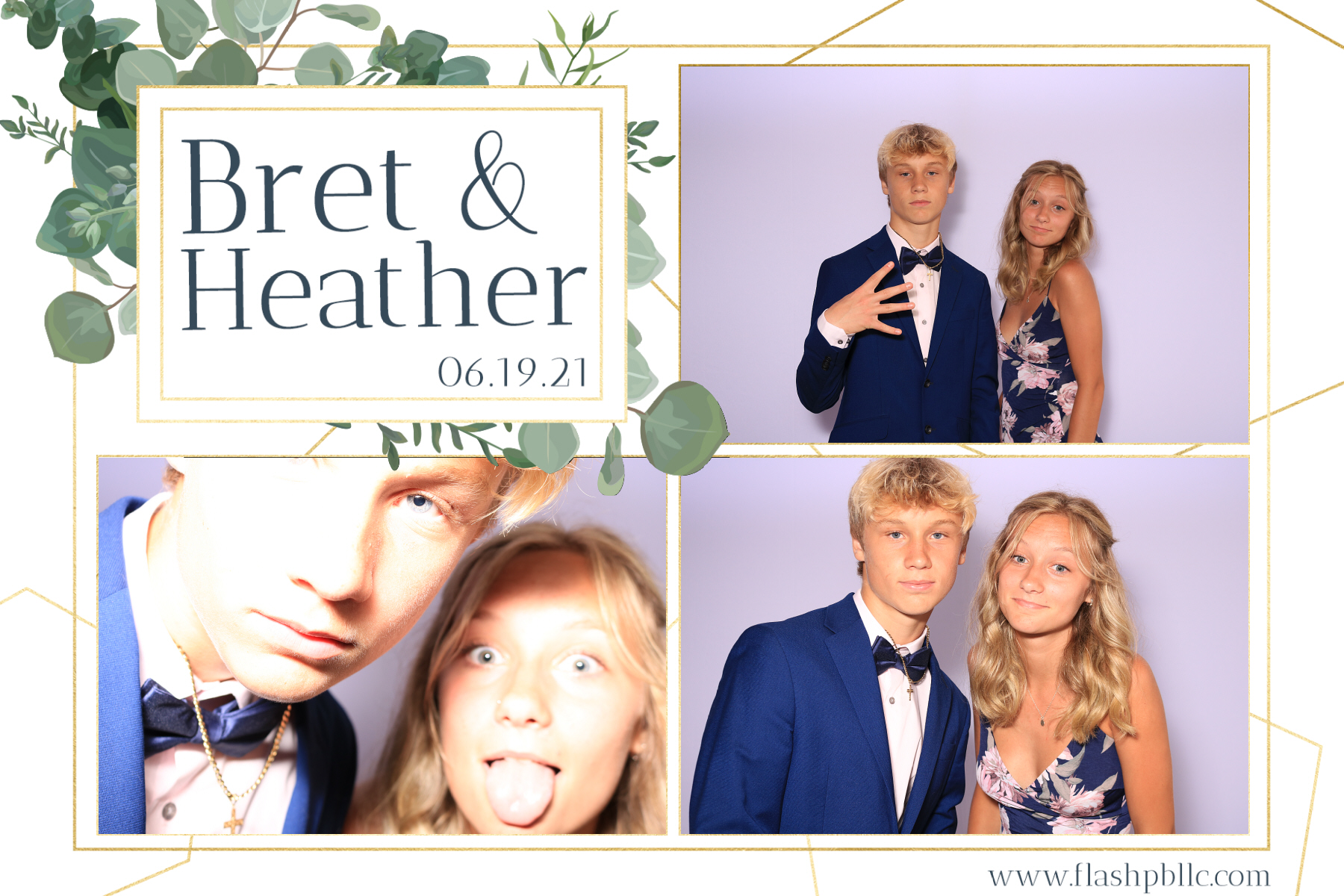 Bret & Heather Bennett | View more photos from the event at v1.boothgallery.com/u/Flash-Photo-Booths/Bret-Heather-Bennett