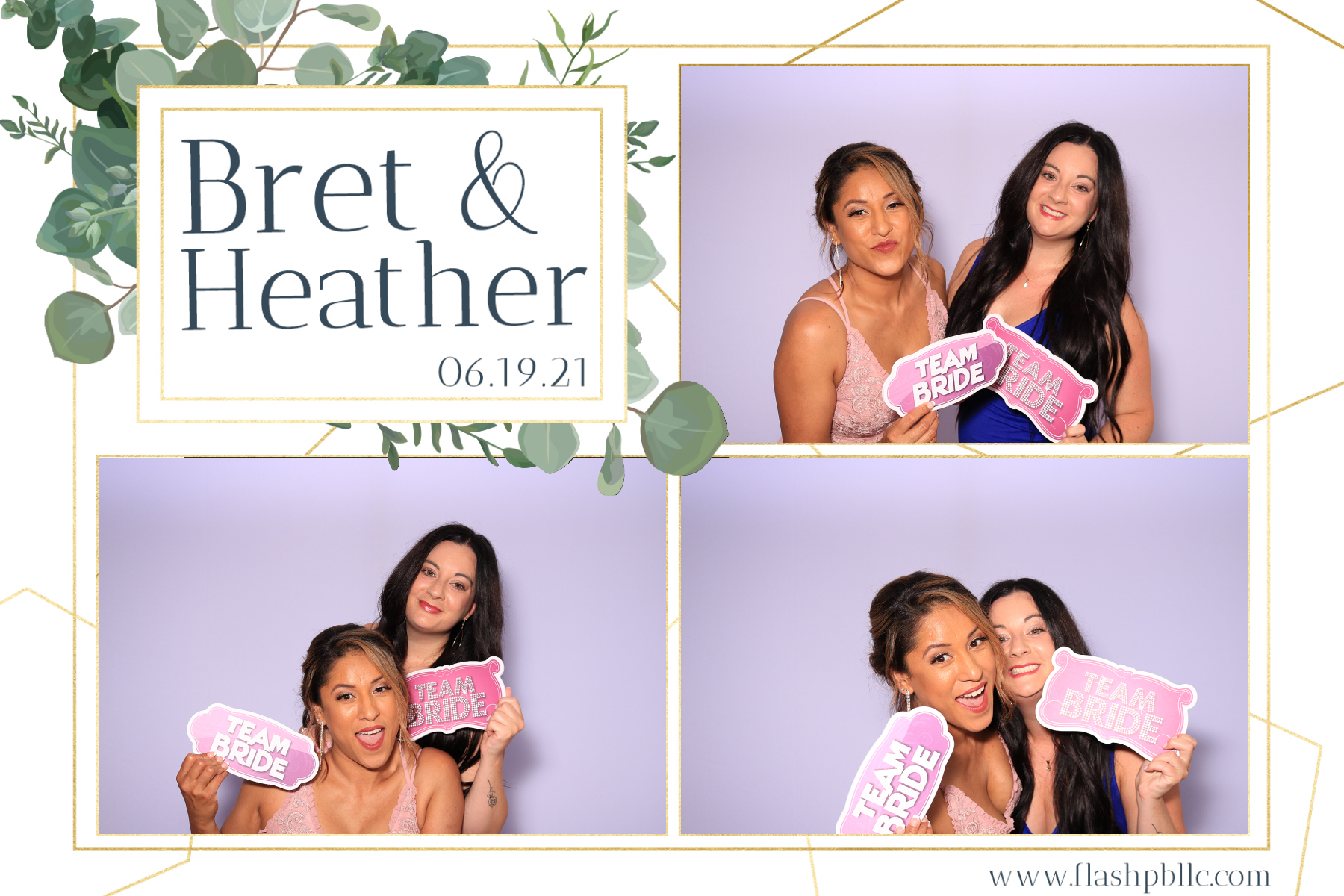 Bret & Heather Bennett | View more photos from the event at v1.boothgallery.com/u/Flash-Photo-Booths/Bret-Heather-Bennett