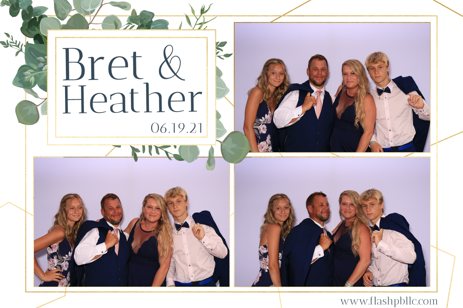 Bret & Heather Bennett | View more photos from the event at v1.boothgallery.com/u/Flash-Photo-Booths/Bret-Heather-Bennett