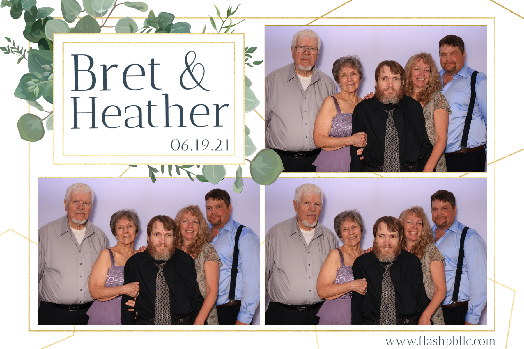Bret & Heather Bennett | View more photos from the event at v1.boothgallery.com/u/Flash-Photo-Booths/Bret-Heather-Bennett