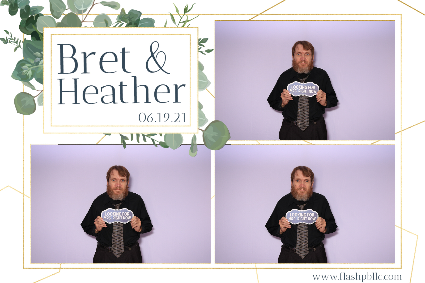 Bret & Heather Bennett | View more photos from the event at v1.boothgallery.com/u/Flash-Photo-Booths/Bret-Heather-Bennett