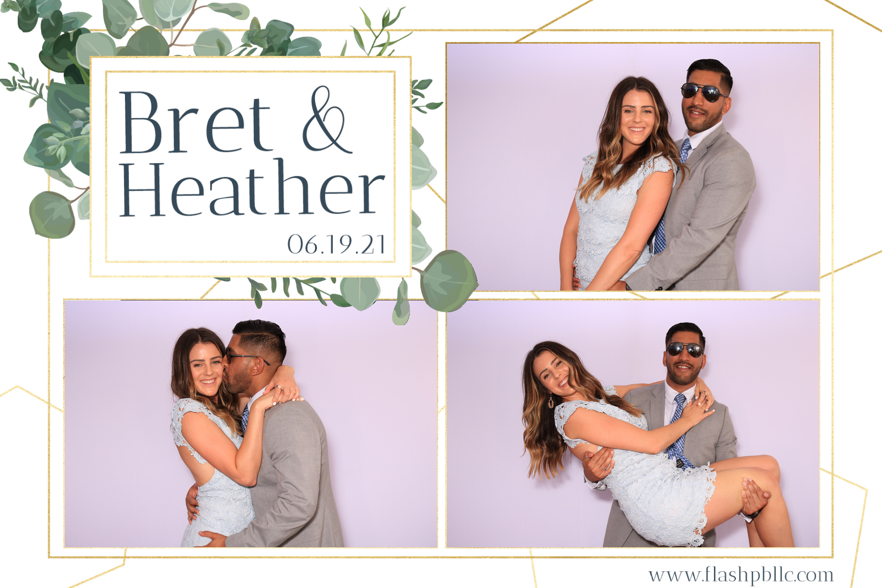 Bret & Heather Bennett | View more photos from the event at v1.boothgallery.com/u/Flash-Photo-Booths/Bret-Heather-Bennett