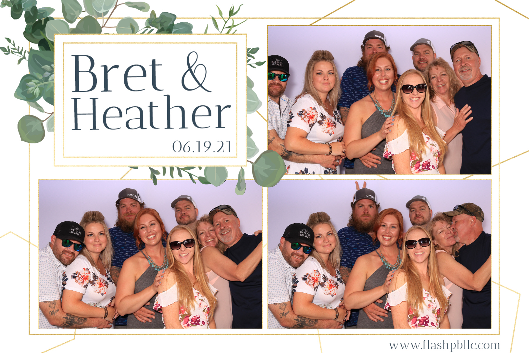 Bret & Heather Bennett | View more photos from the event at v1.boothgallery.com/u/Flash-Photo-Booths/Bret-Heather-Bennett