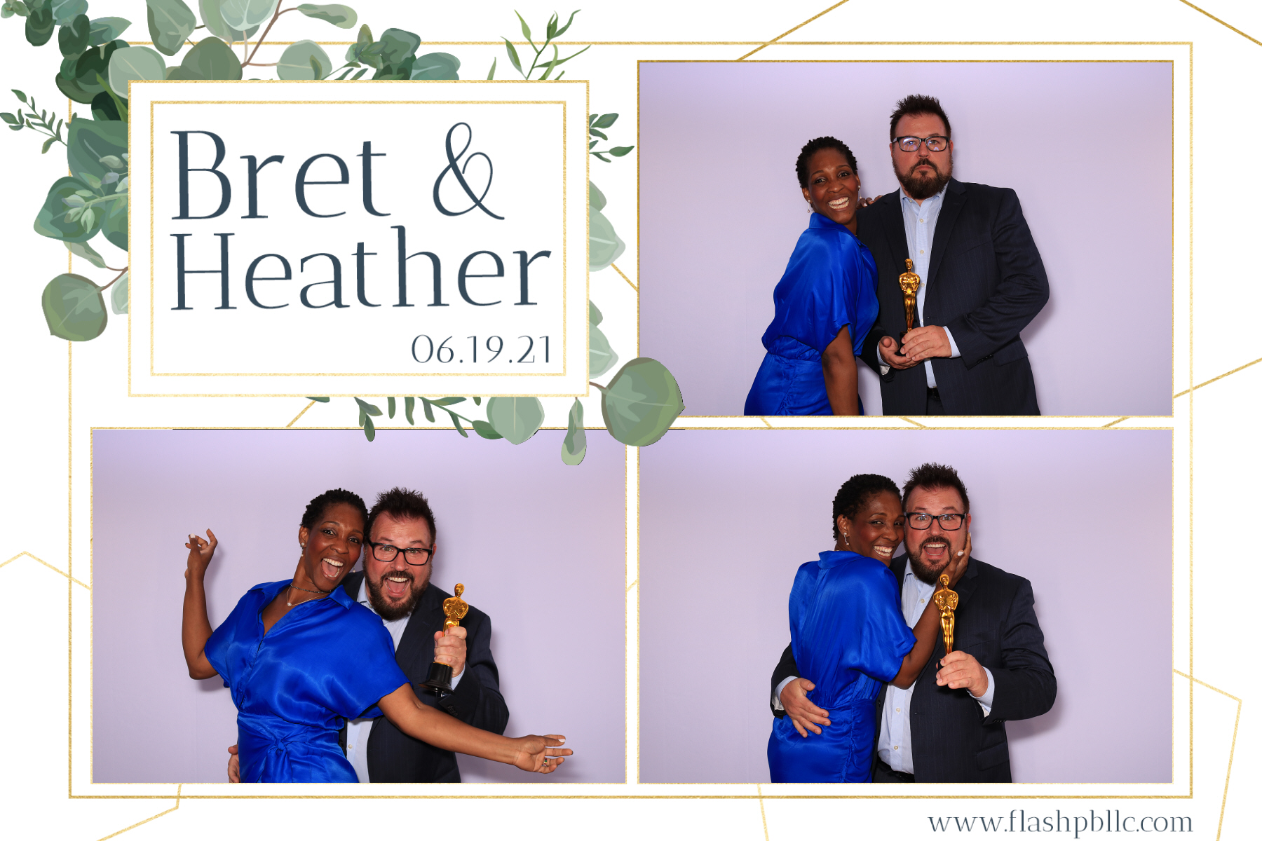 Bret & Heather Bennett | View more photos from the event at v1.boothgallery.com/u/Flash-Photo-Booths/Bret-Heather-Bennett