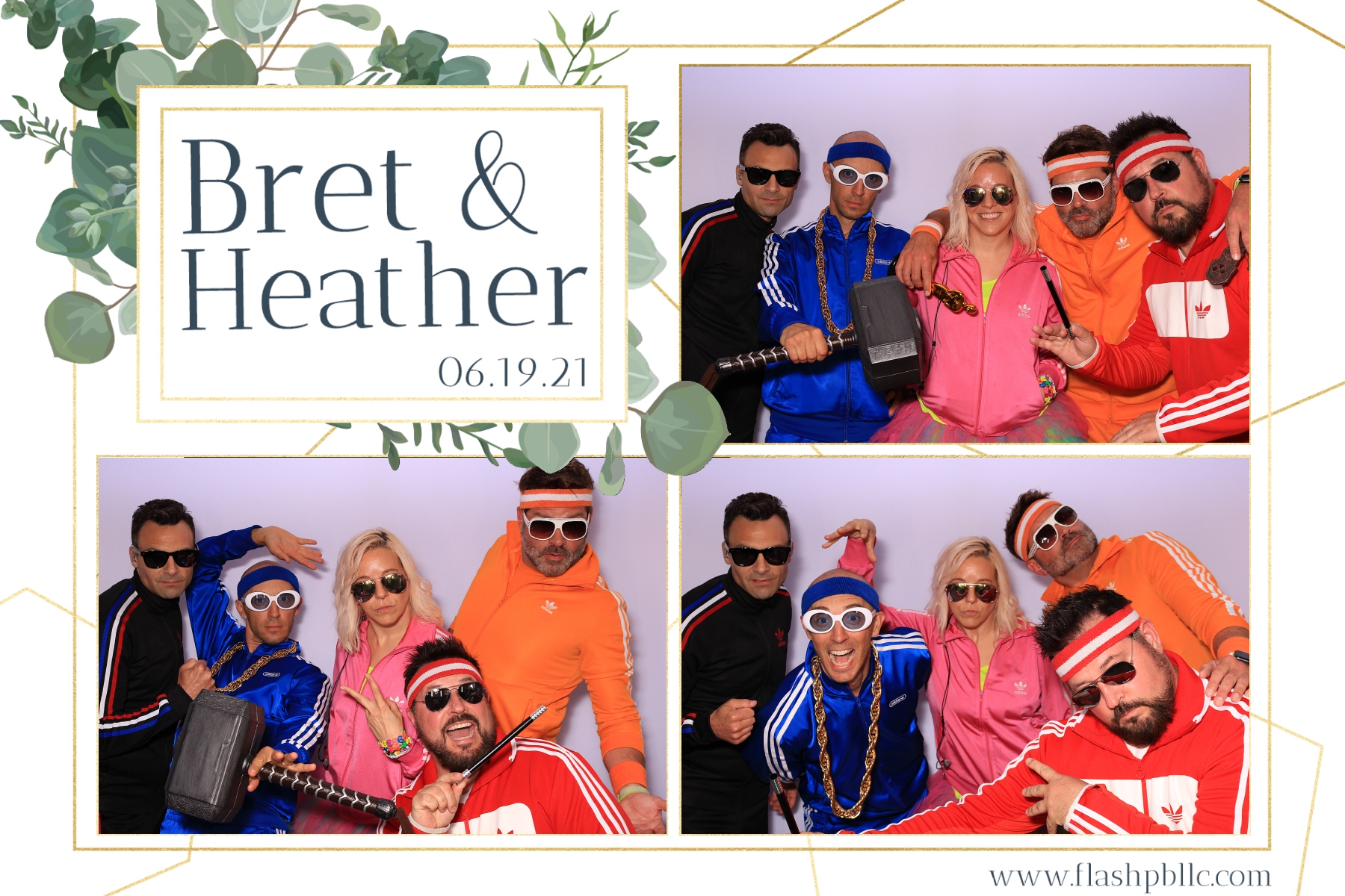 Bret & Heather Bennett | View more photos from the event at v1.boothgallery.com/u/Flash-Photo-Booths/Bret-Heather-Bennett