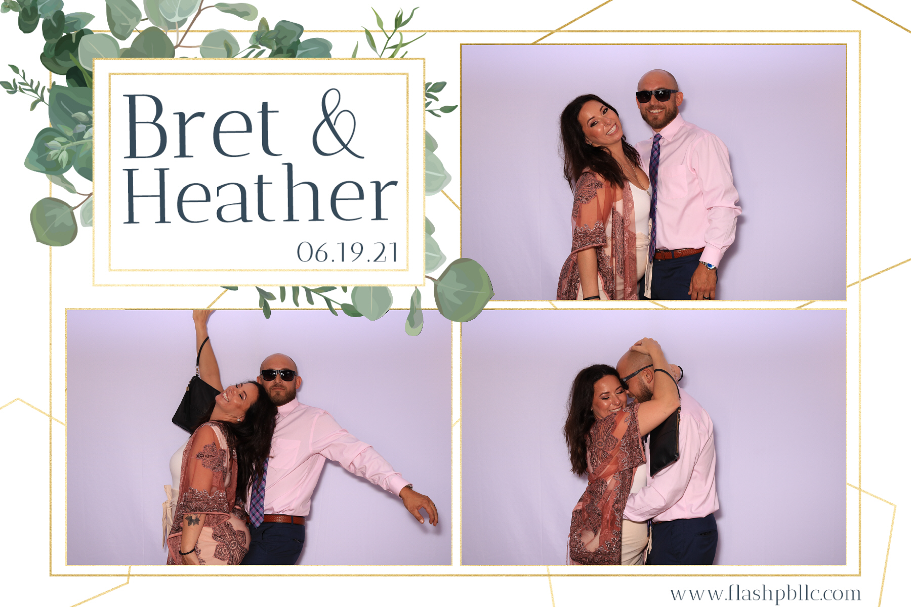 Bret & Heather Bennett | View more photos from the event at v1.boothgallery.com/u/Flash-Photo-Booths/Bret-Heather-Bennett
