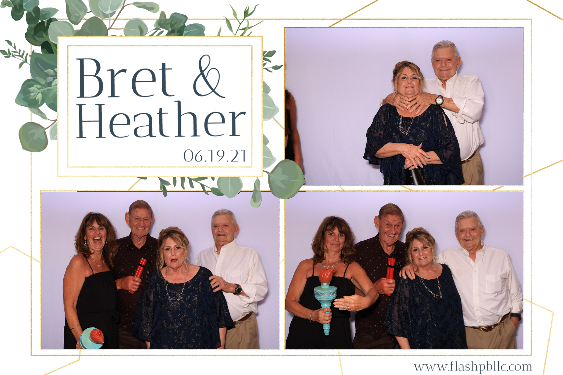 Bret & Heather Bennett | View more photos from the event at v1.boothgallery.com/u/Flash-Photo-Booths/Bret-Heather-Bennett