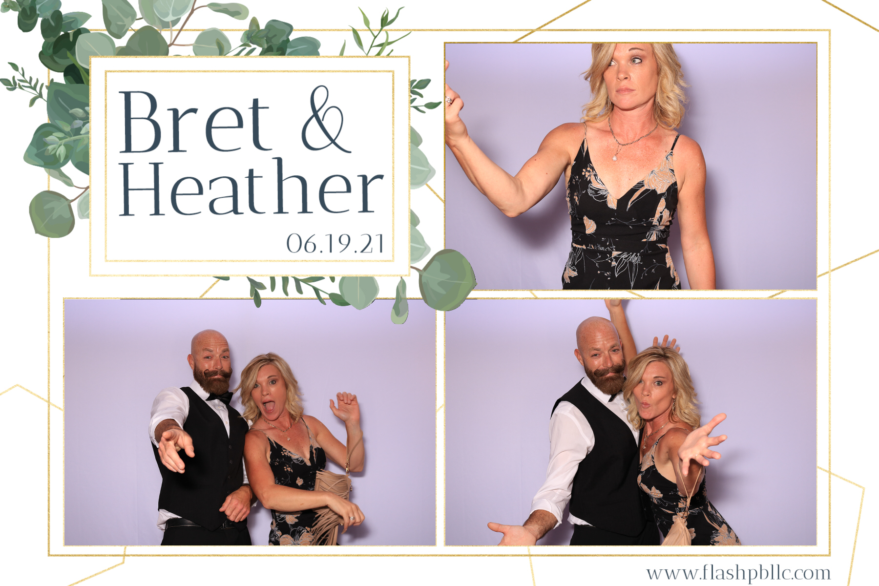 Bret & Heather Bennett | View more photos from the event at v1.boothgallery.com/u/Flash-Photo-Booths/Bret-Heather-Bennett