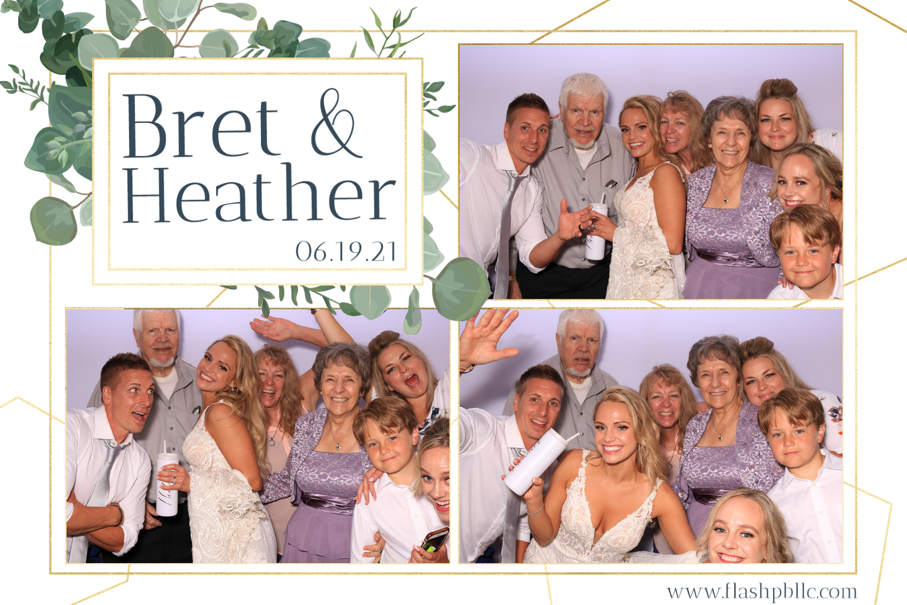 Bret & Heather Bennett | View more photos from the event at v1.boothgallery.com/u/Flash-Photo-Booths/Bret-Heather-Bennett
