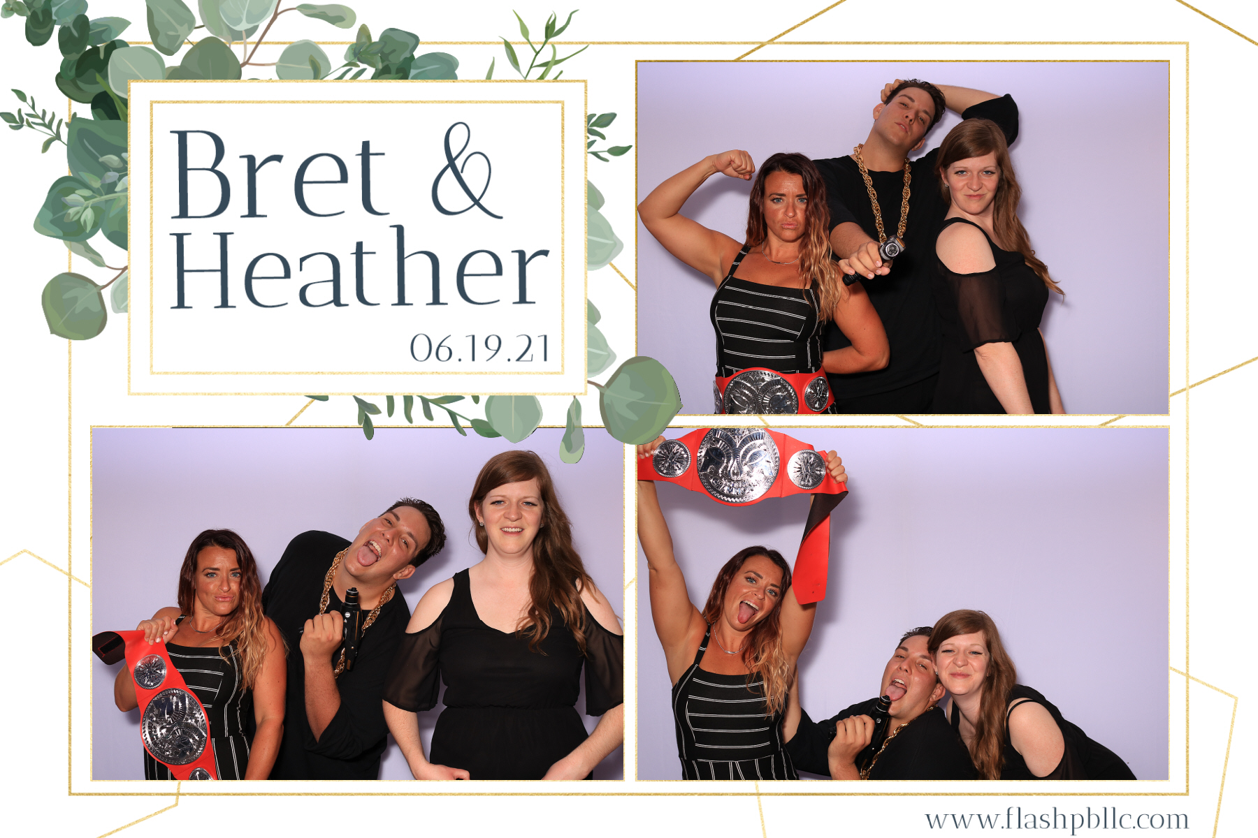 Bret & Heather Bennett | View more photos from the event at v1.boothgallery.com/u/Flash-Photo-Booths/Bret-Heather-Bennett