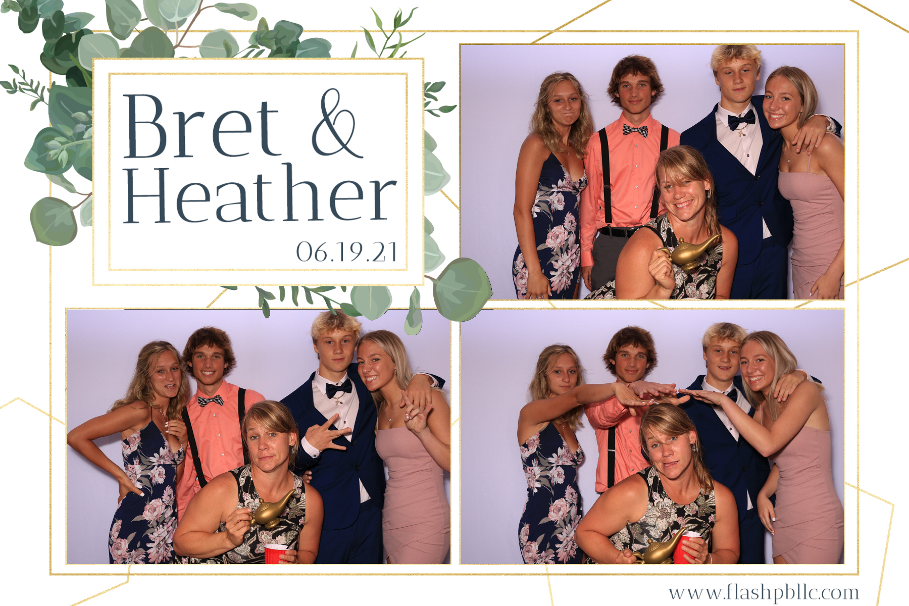Bret & Heather Bennett | View more photos from the event at v1.boothgallery.com/u/Flash-Photo-Booths/Bret-Heather-Bennett