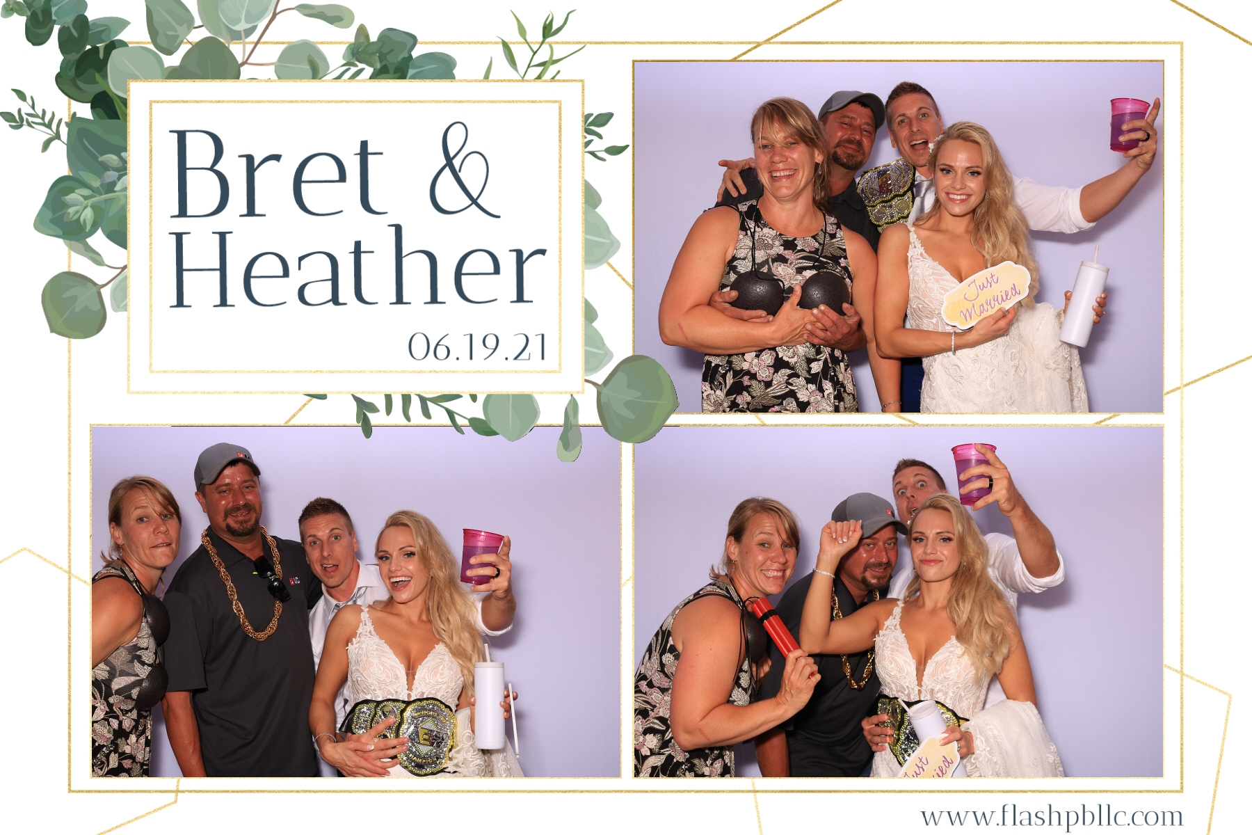 Bret & Heather Bennett | View more photos from the event at v1.boothgallery.com/u/Flash-Photo-Booths/Bret-Heather-Bennett