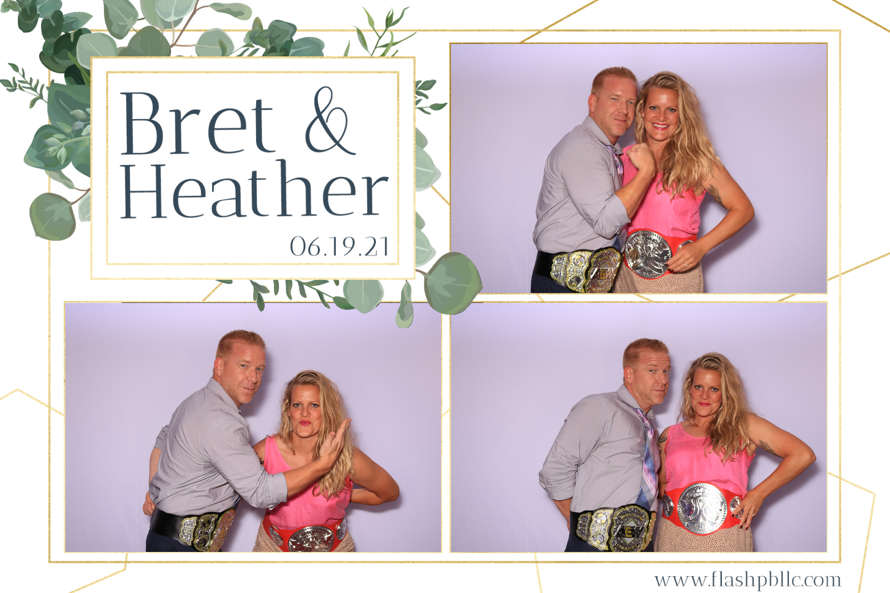 Bret & Heather Bennett | View more photos from the event at v1.boothgallery.com/u/Flash-Photo-Booths/Bret-Heather-Bennett