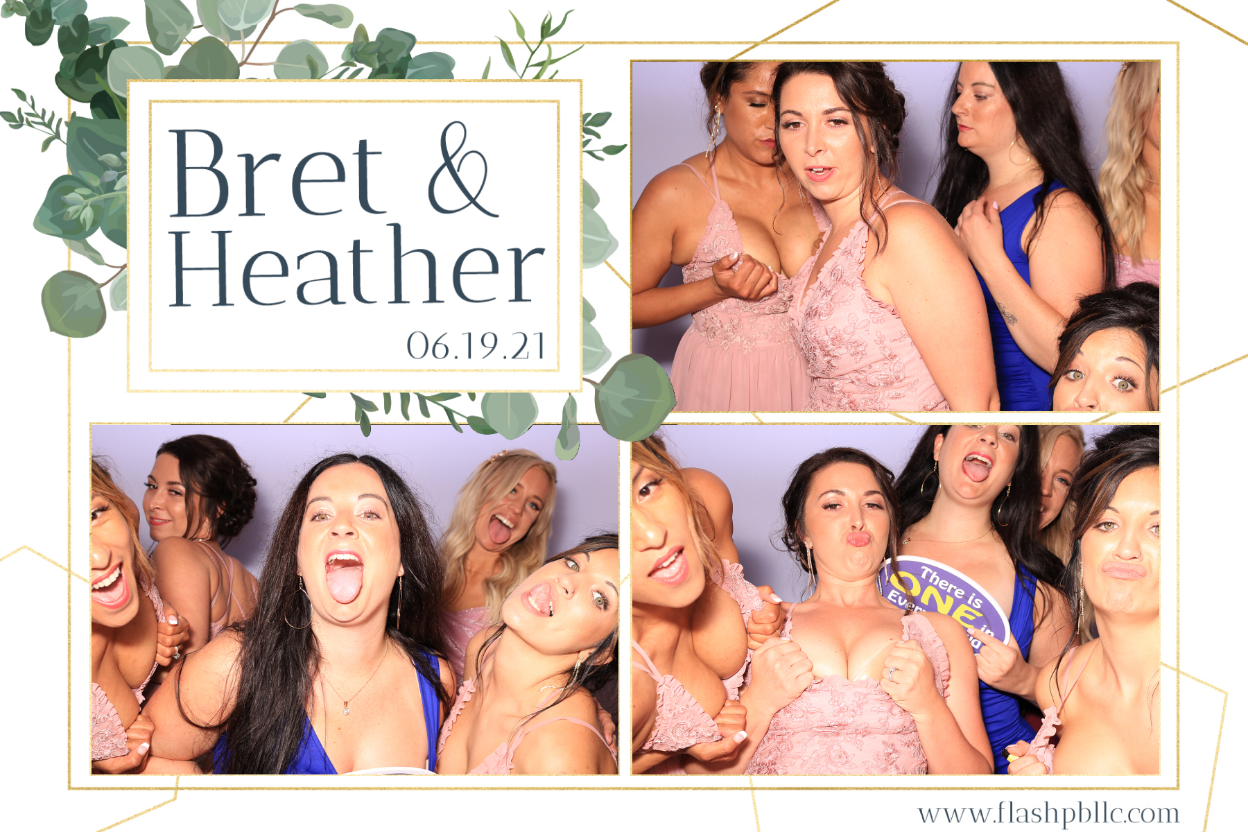 Bret & Heather Bennett | View more photos from the event at v1.boothgallery.com/u/Flash-Photo-Booths/Bret-Heather-Bennett