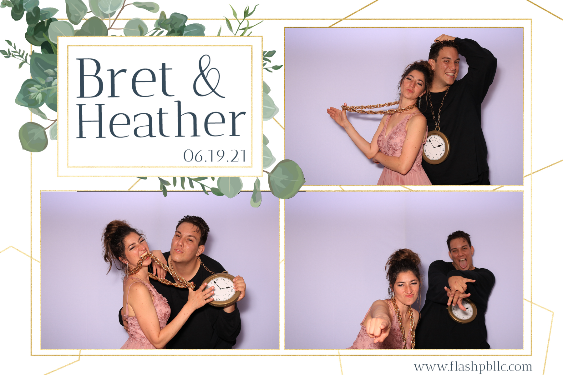 Bret & Heather Bennett | View more photos from the event at v1.boothgallery.com/u/Flash-Photo-Booths/Bret-Heather-Bennett