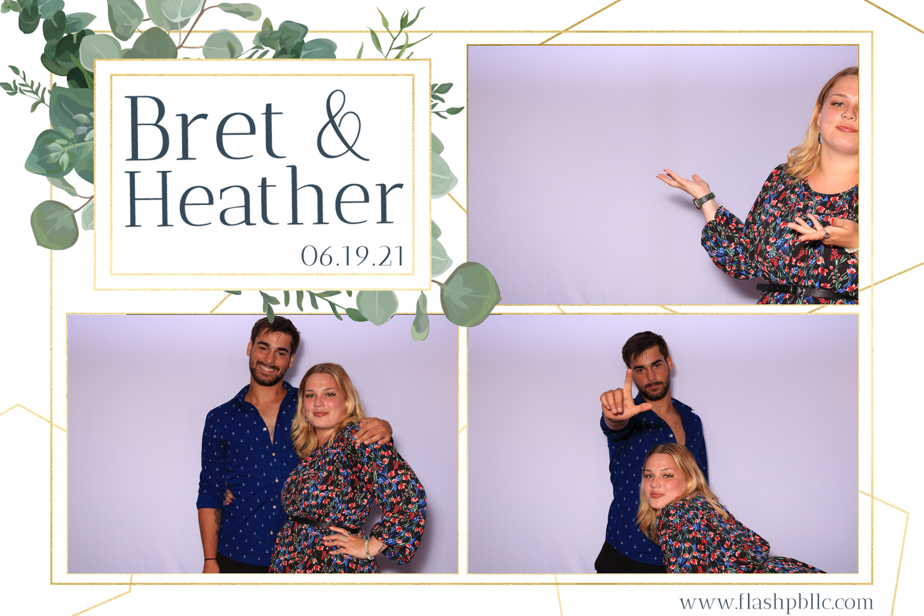Bret & Heather Bennett | View more photos from the event at v1.boothgallery.com/u/Flash-Photo-Booths/Bret-Heather-Bennett