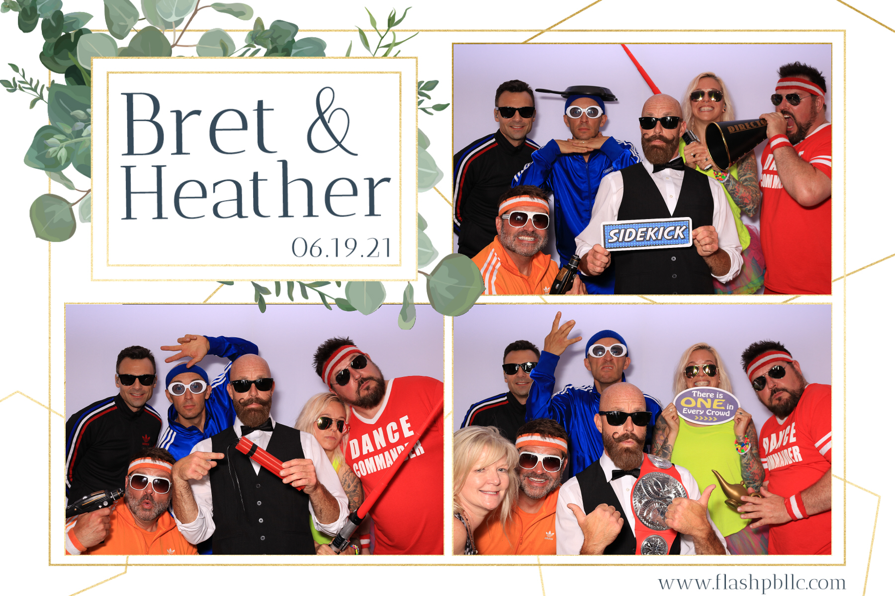 Bret & Heather Bennett | View more photos from the event at v1.boothgallery.com/u/Flash-Photo-Booths/Bret-Heather-Bennett