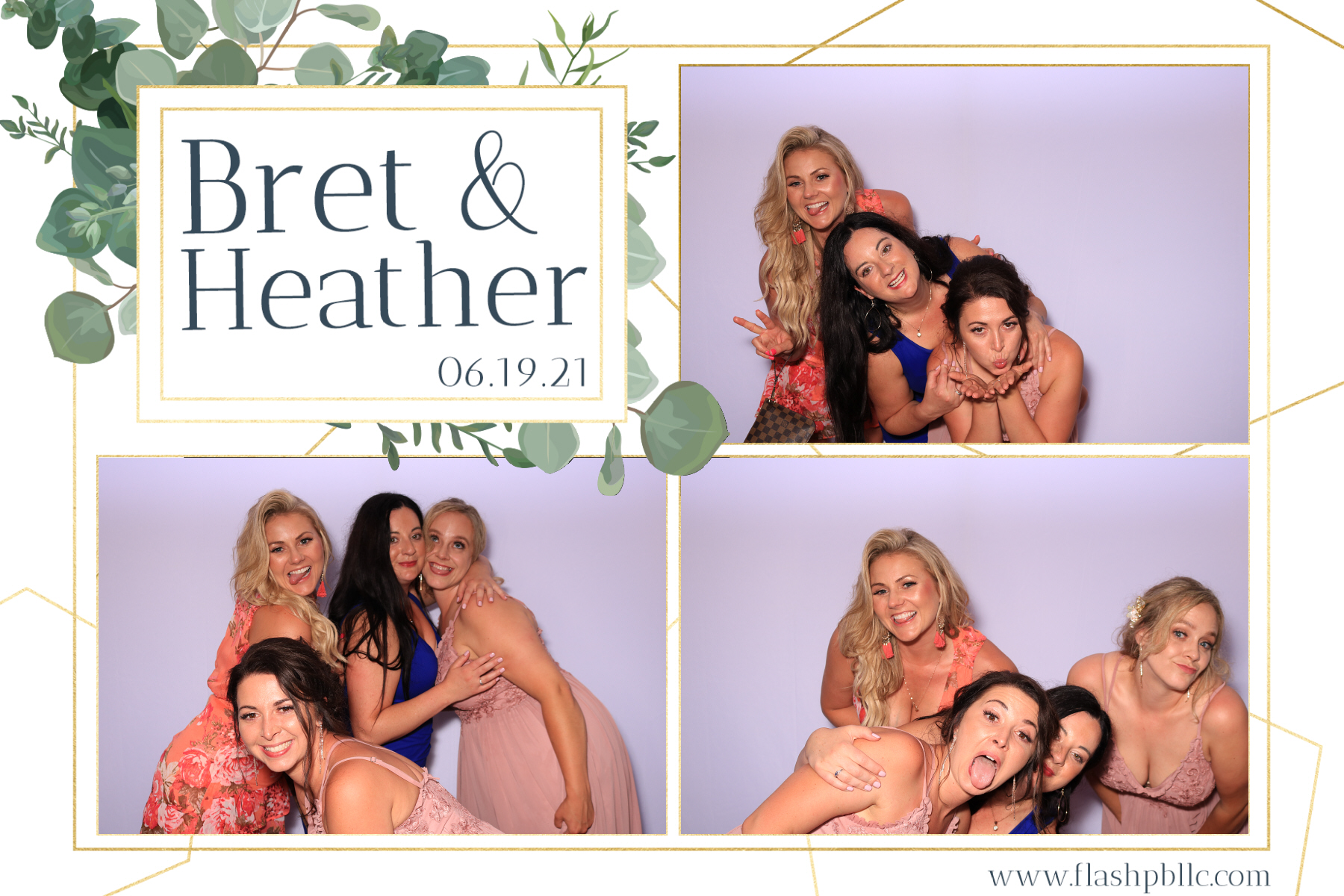 Bret & Heather Bennett | View more photos from the event at v1.boothgallery.com/u/Flash-Photo-Booths/Bret-Heather-Bennett