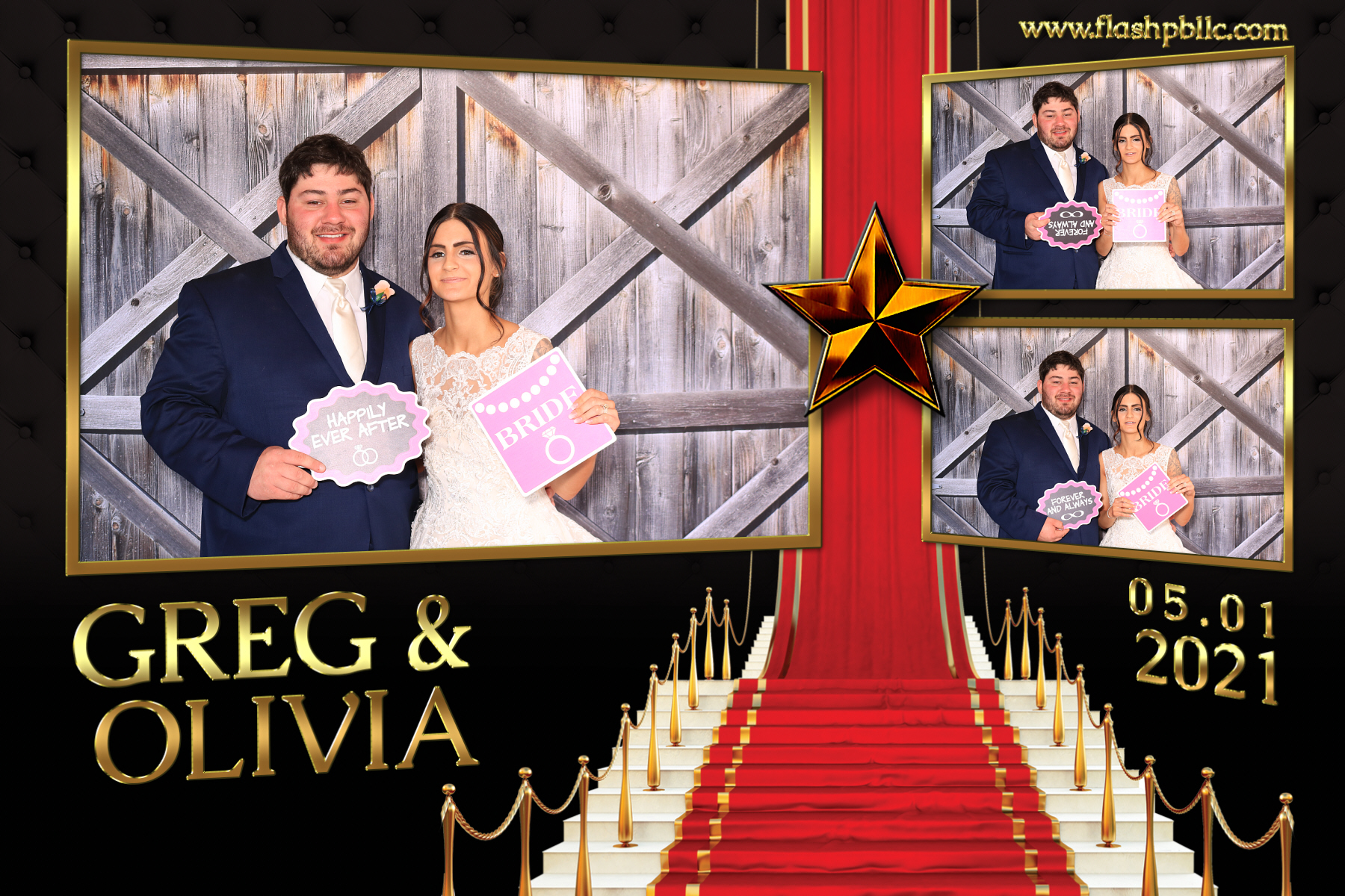 Greg & Olivia | View more photos from the event at v1.boothgallery.com/u/Flash-Photo-Booths/Greg-Olivia