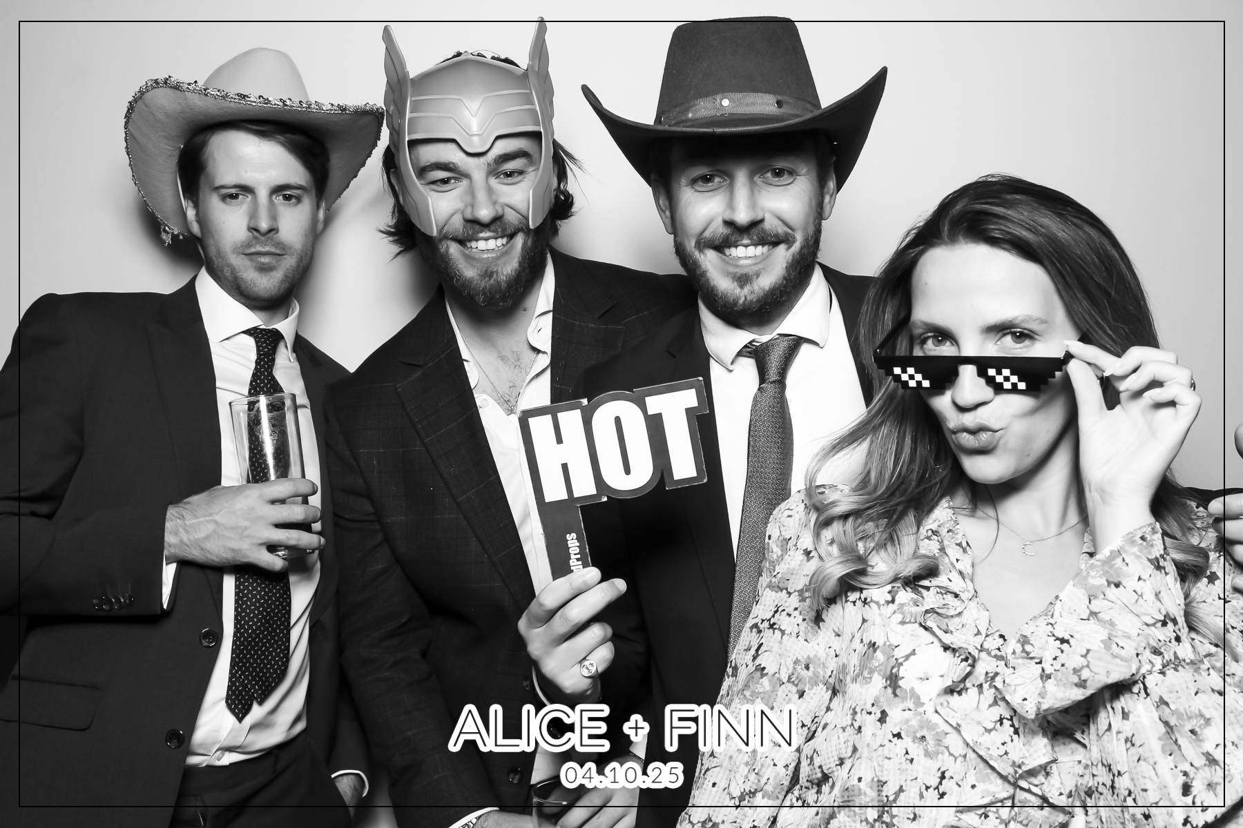 Alice & Finn Wedding | View more photos from the event at gallery.freshbooths.com/u/FreshBooths/Alice-Finn-Wedding