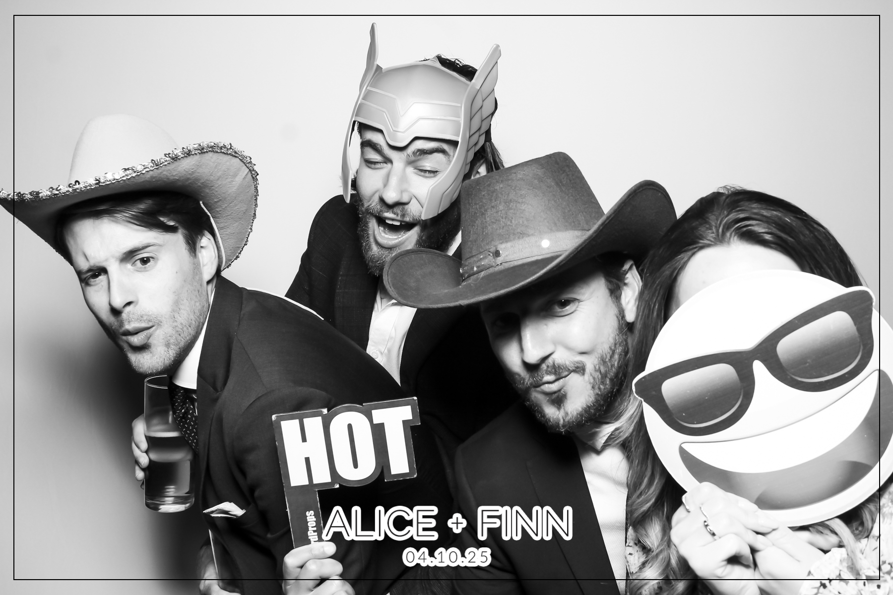 Alice & Finn Wedding | View more photos from the event at gallery.freshbooths.com/u/FreshBooths/Alice-Finn-Wedding