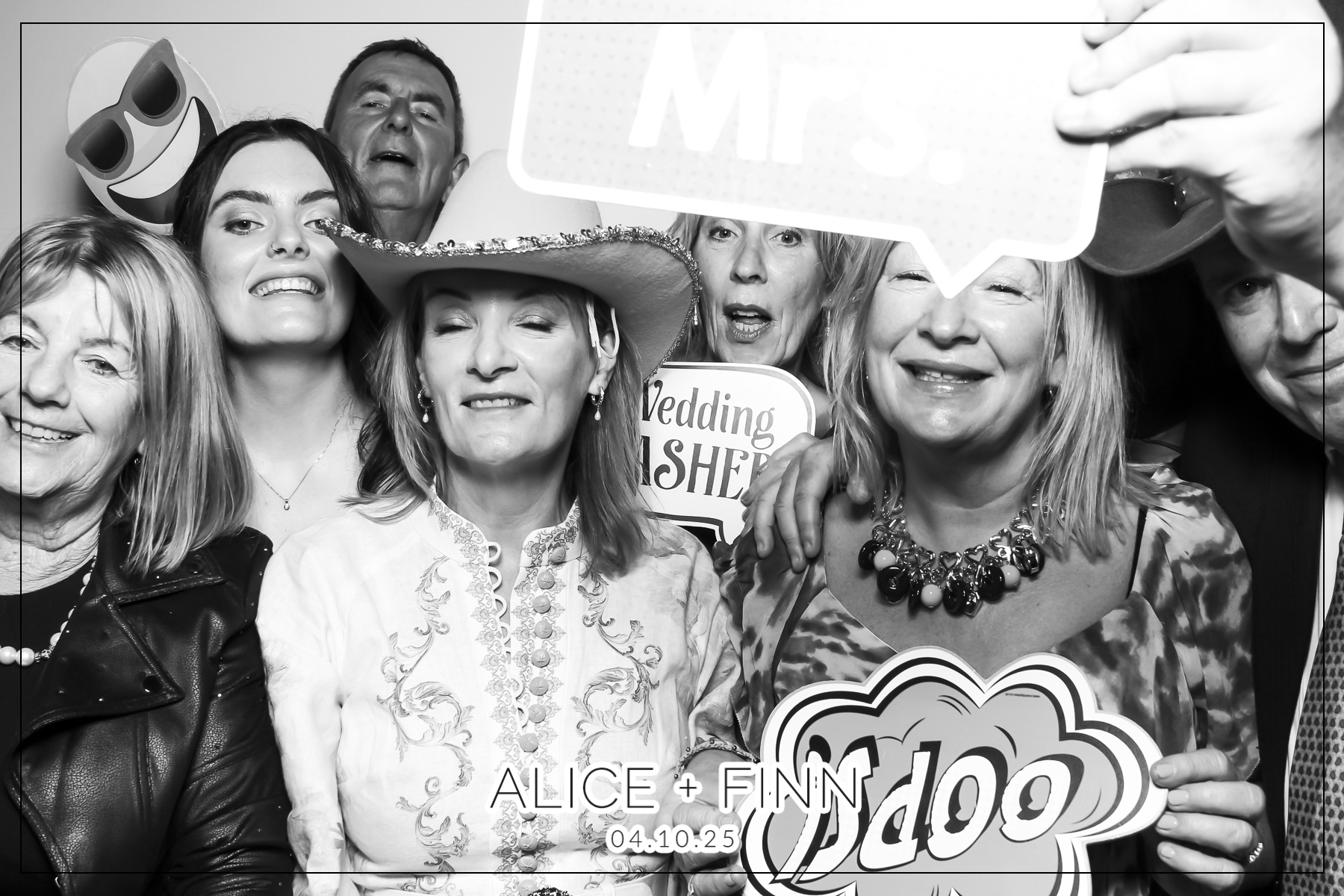 Alice & Finn Wedding | View more photos from the event at gallery.freshbooths.com/u/FreshBooths/Alice-Finn-Wedding