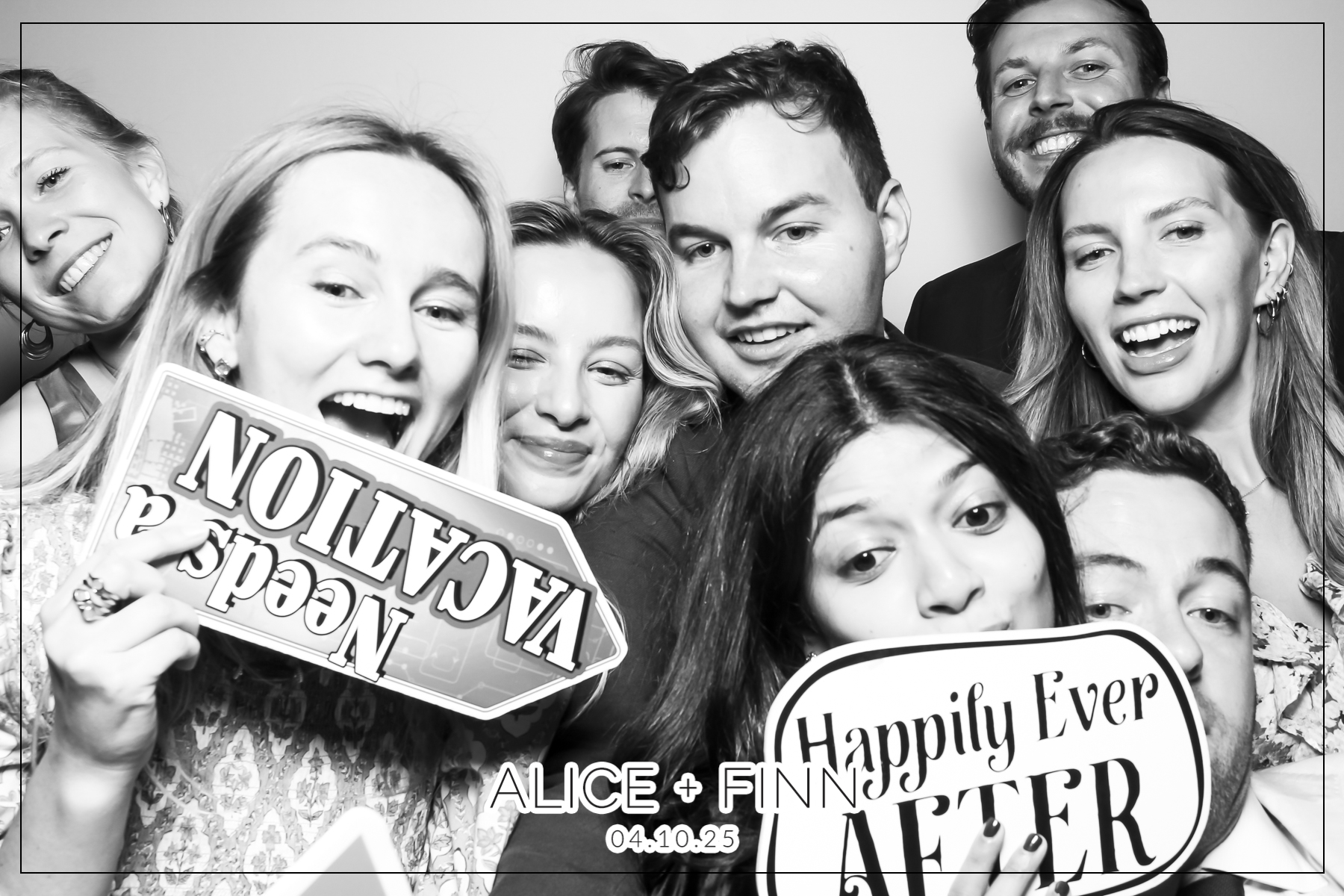 Alice & Finn Wedding | View more photos from the event at gallery.freshbooths.com/u/FreshBooths/Alice-Finn-Wedding