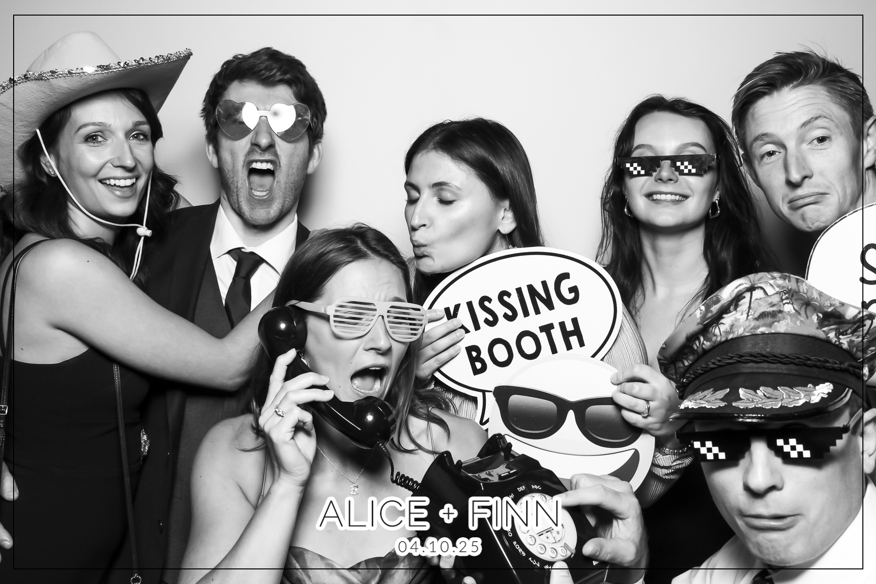 Alice & Finn Wedding | View more photos from the event at gallery.freshbooths.com/u/FreshBooths/Alice-Finn-Wedding