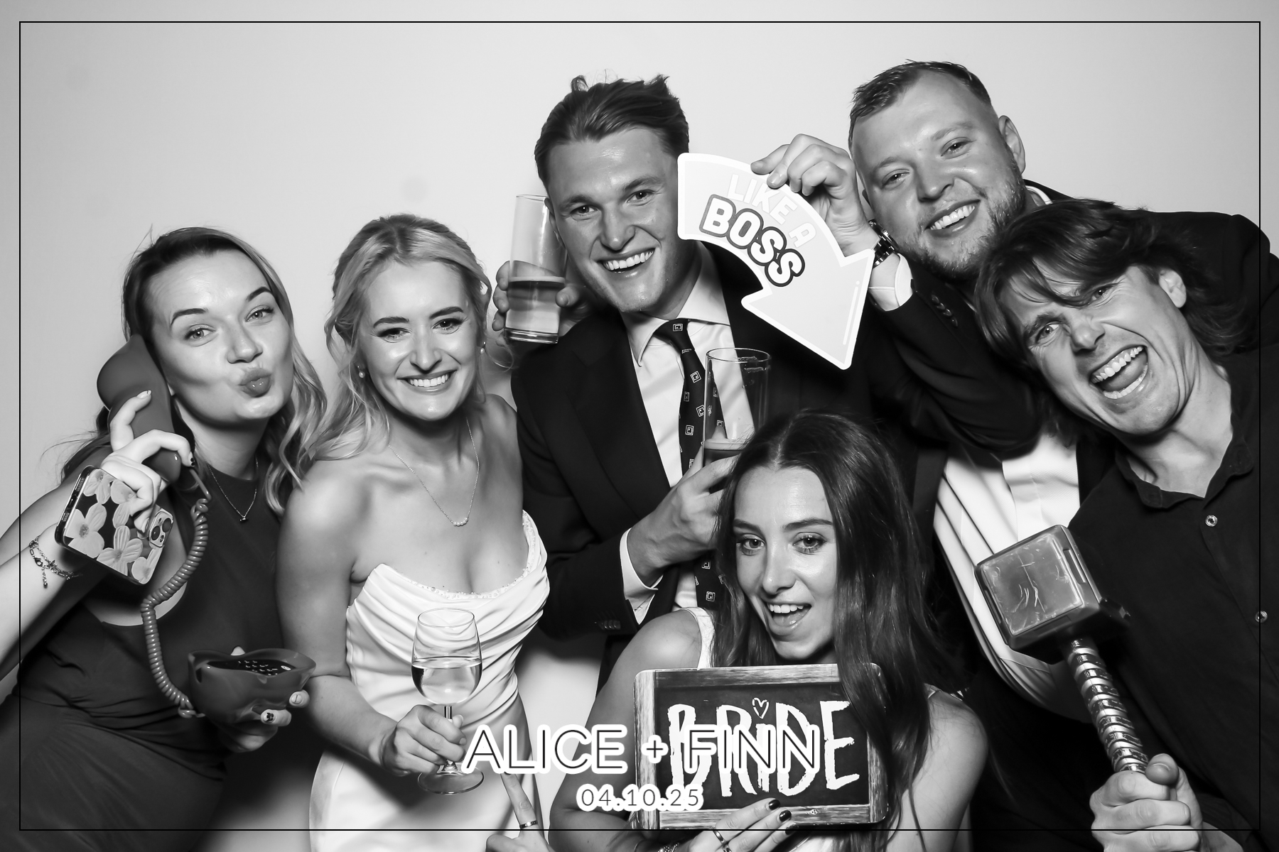 Alice & Finn Wedding | View more photos from the event at gallery.freshbooths.com/u/FreshBooths/Alice-Finn-Wedding