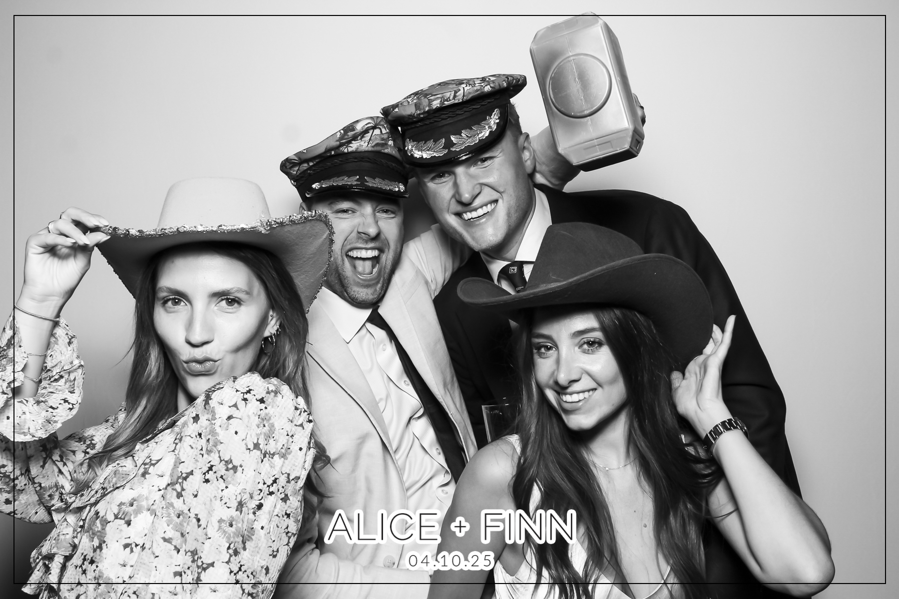 Alice & Finn Wedding | View more photos from the event at gallery.freshbooths.com/u/FreshBooths/Alice-Finn-Wedding