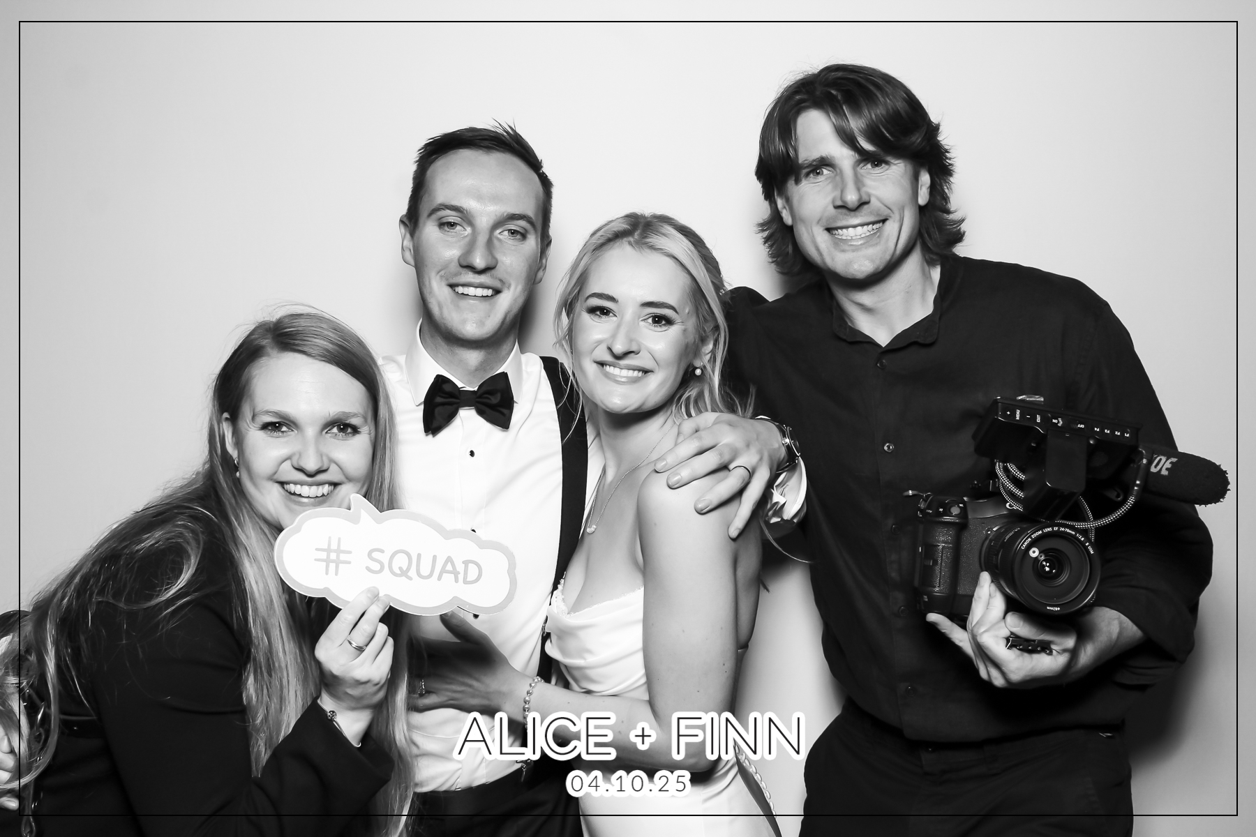 Alice & Finn Wedding | View more photos from the event at gallery.freshbooths.com/u/FreshBooths/Alice-Finn-Wedding